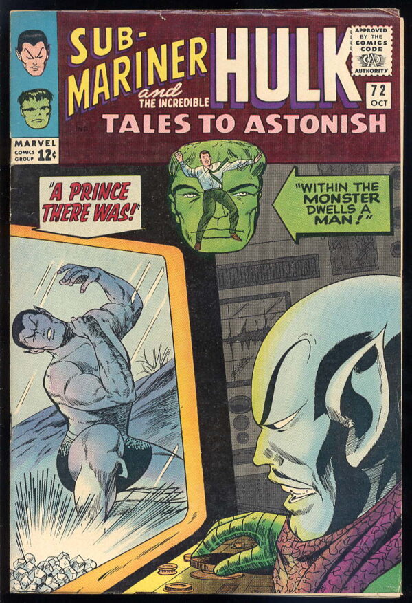 Tales To Astonish  72 VG+