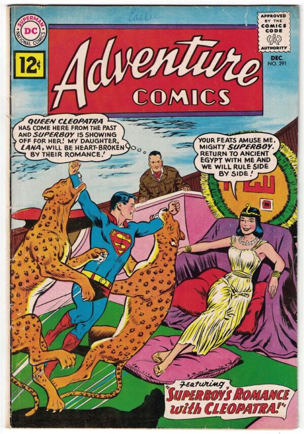 Adventure Comics  291 VG