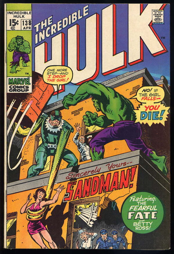 Incredible Hulk  138 FN