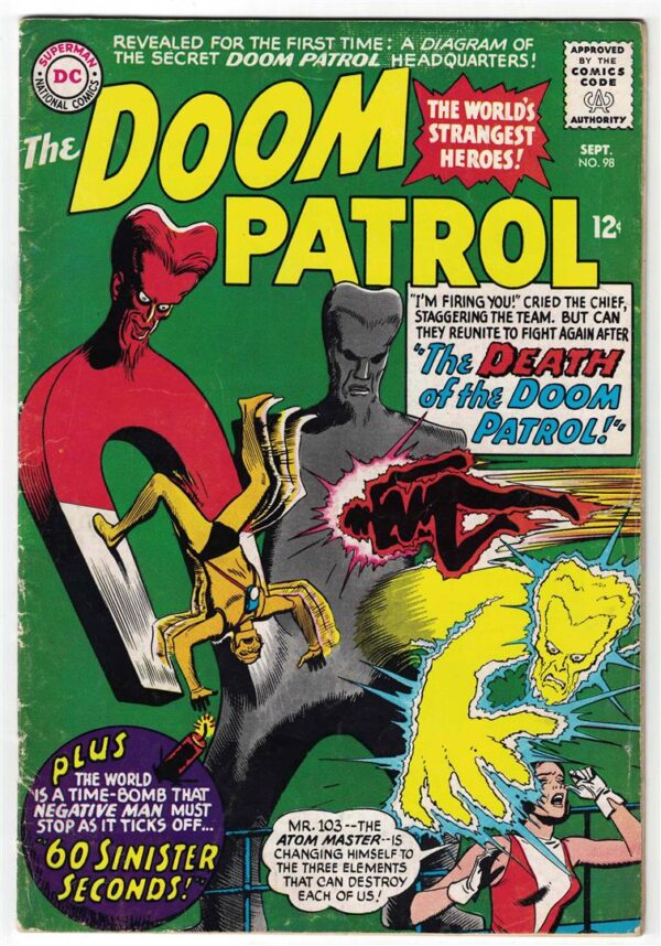 Doom Patrol (1964)  98 VG-
