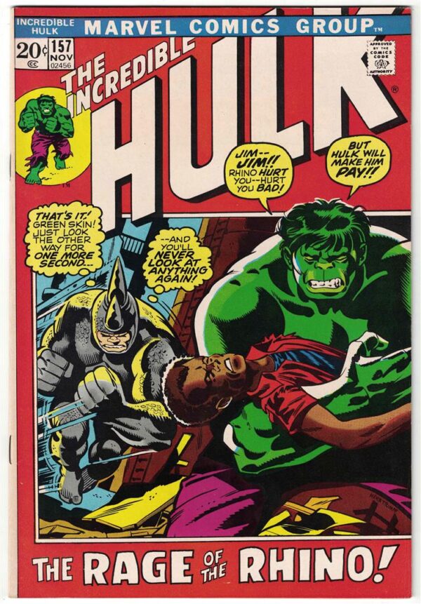 Incredible Hulk  157 FN+