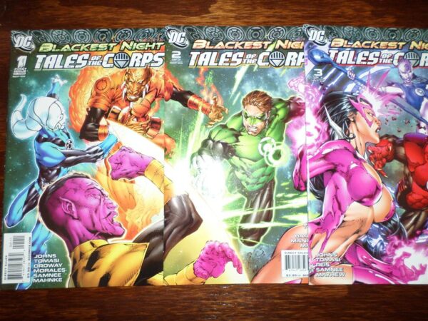 Blackest Night Tales of the Corps 1-3