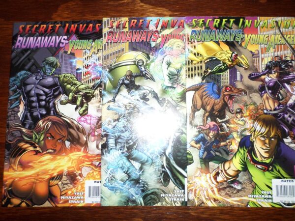 Secret Invasion Runaways Young Avengers 1-3