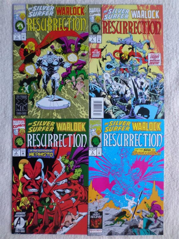Silver Surfer Warlock Resurrection 1-4