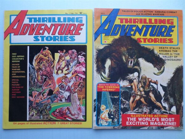 Thrilling Adventure Stories (1975) 1-2