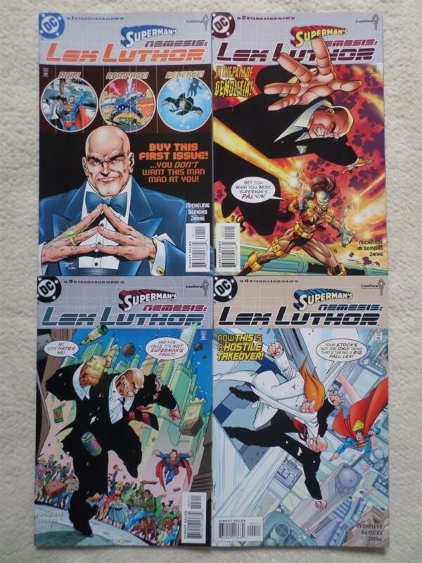 Superman's Nemesis Lex Luthor 1-4