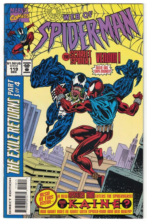 Web of Spider Man  119 VF+