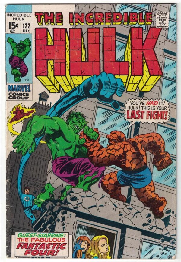 Incredible Hulk  122 GD