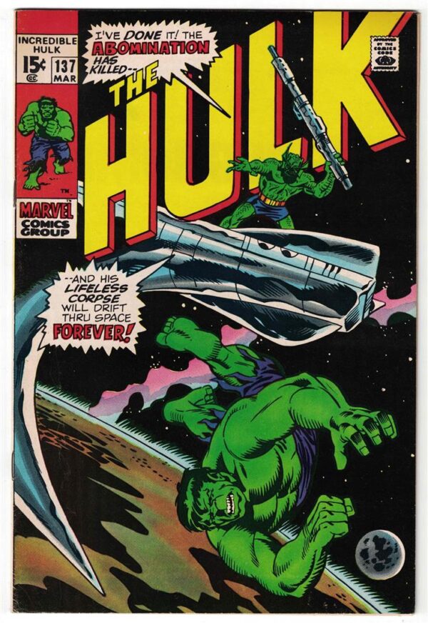 Incredible Hulk  137 FN-